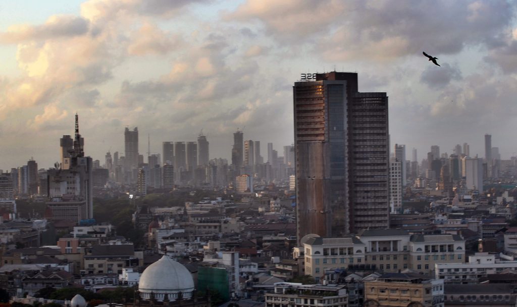 圖為印度首都孟買。（圖片來源：美聯社 Associated Press）