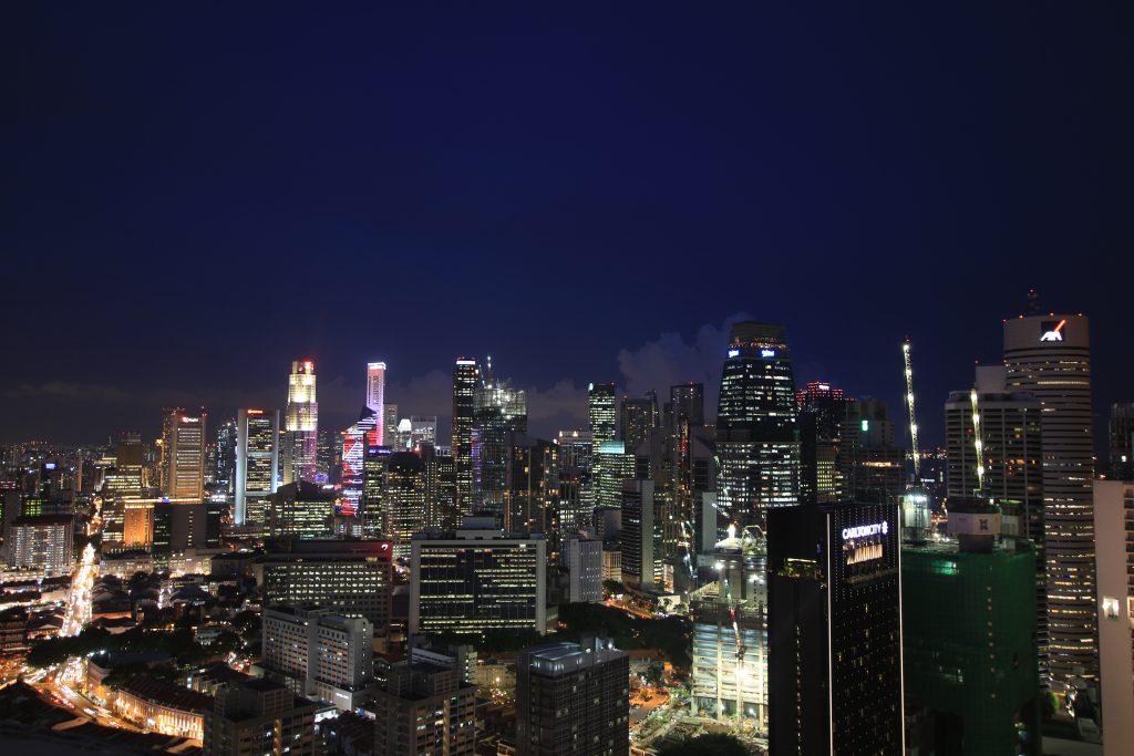 圖為新加坡市中心商業區。 （圖片來源：Pixabay）